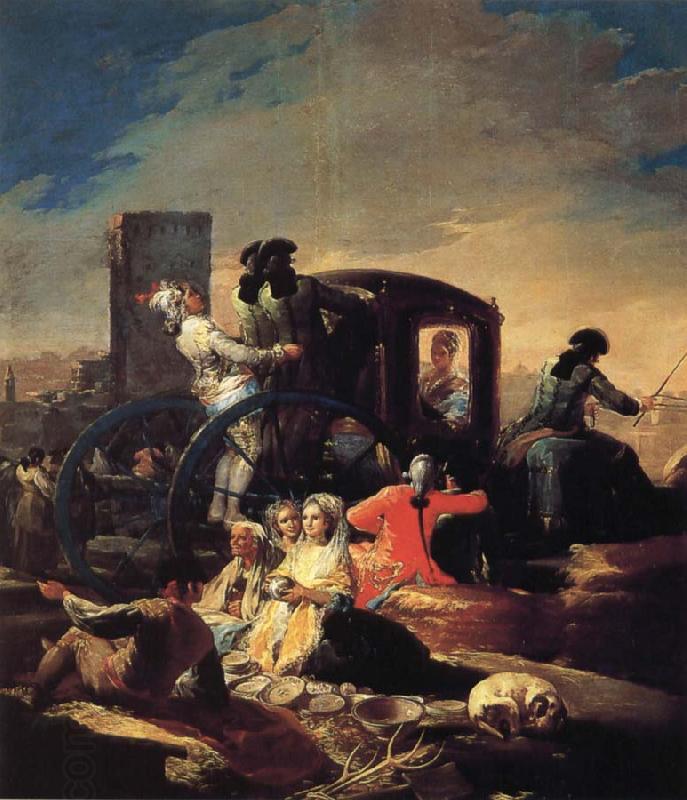 Francisco Goya Crockery Vendor oil painting picture